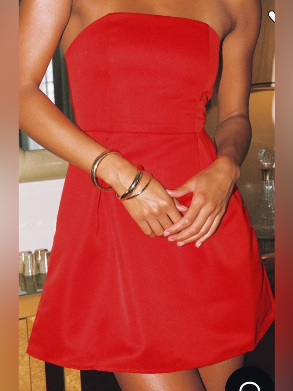 Princess Polly Spader Corset Mini Dress Red | New without Tags